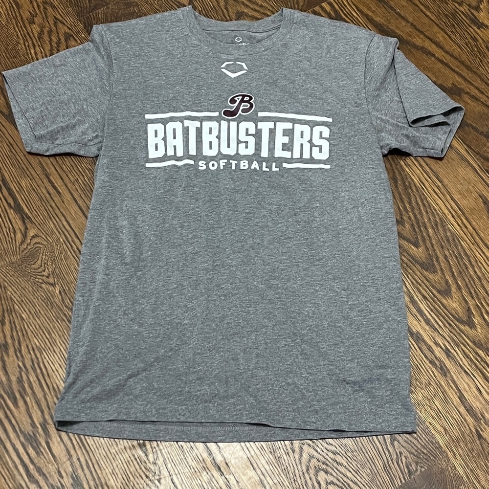 Batbusters Softball Gray T-Shirt